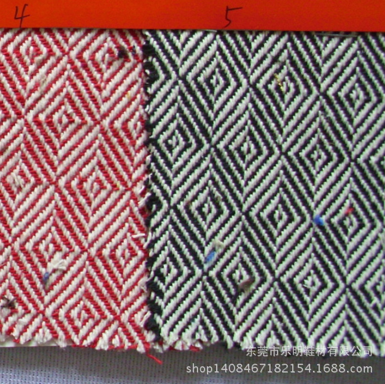 FB035支持网购混批色织方格1工艺品鞋材布料