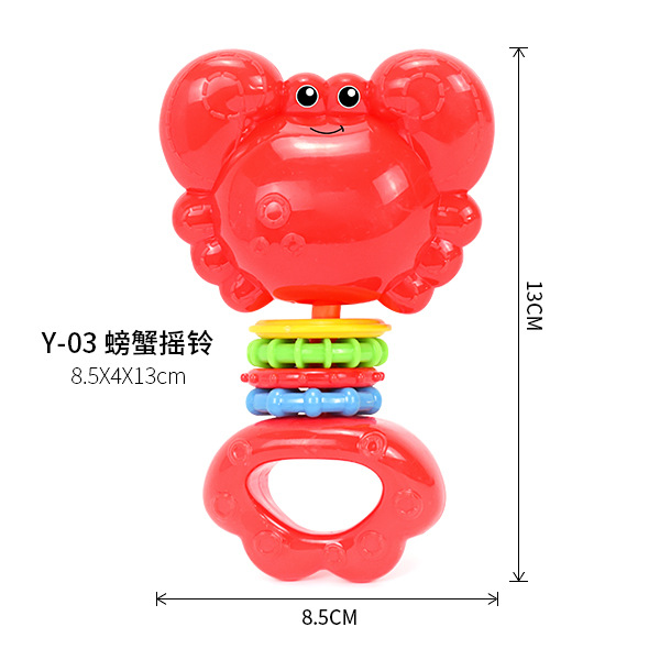 Bebé sonajero cama campana a granel artículo al por mayor bebé sonajero recién nacido bebé educación temprana educativo juguete sonajero