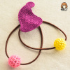 Woven children's pony handmade, hair accessory, Korean style, South Korea, new collection