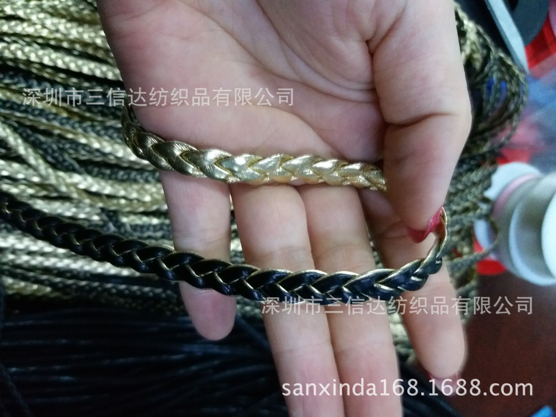 奶嘴扣皮绳麻花辫编皮绳扁皮绳双色编织皮绳6股编皮绳包心皮绳-阿里巴巴