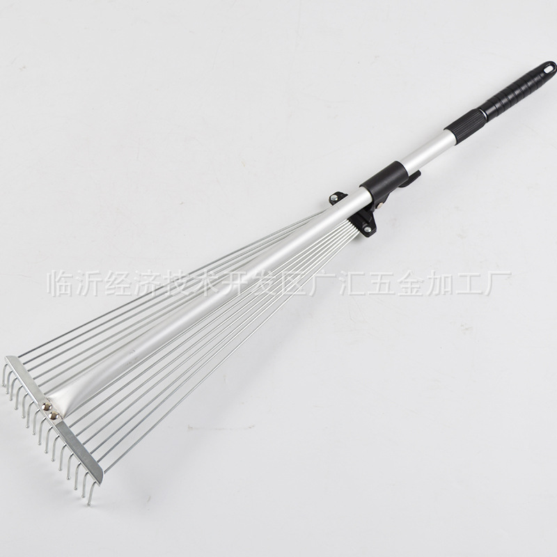 Rake de alambre de acero del Rake del jardín herramienta de jardín de acero inoxidable cabeza redonda Rake