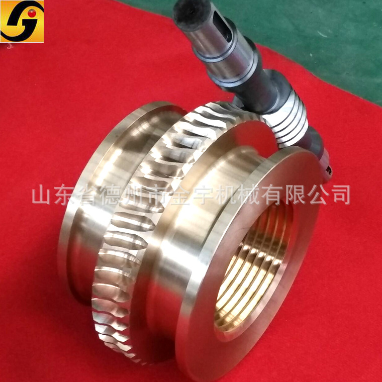 精-密无间隙双导程立车传动蜗轮蜗杆副德州金宇厂家直销产品