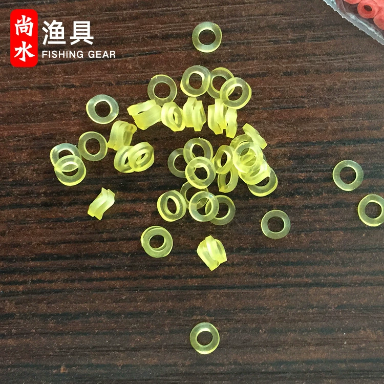 Оптовая Продажа с фабрики рыболовный красный червь резинка частицы рыболовная приманка резинка красный червь зажим резиновое кольцо рыболовные снасти