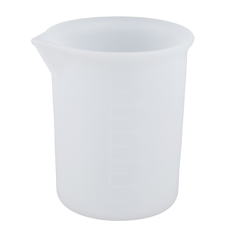 diy水晶滴胶模具材料免洗硅胶量杯 DIY手工制作工具带刻100ml毫升