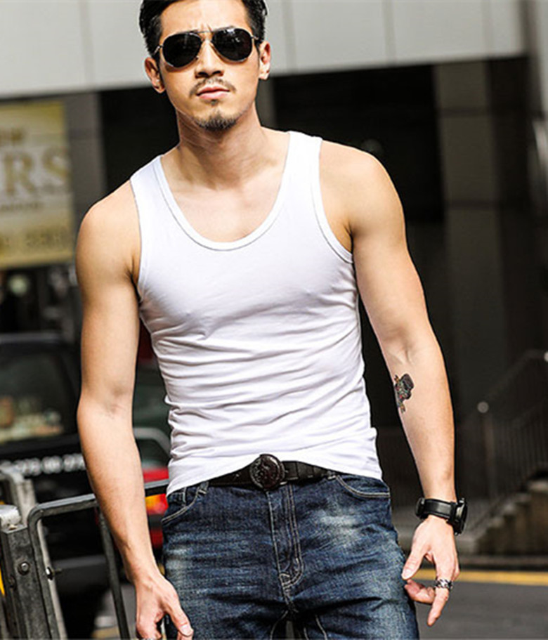 2020夏季新款潮流焕新男士背心时尚 打底休闲运动背心 工厂批发|ms