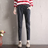 new Korean version of slim jeans slim trousers feet Haren pants