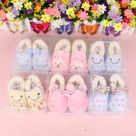 处理 品牌童鞋 婴儿宝宝冬季纯棉加绒牛筋底学步棉鞋 0-1岁