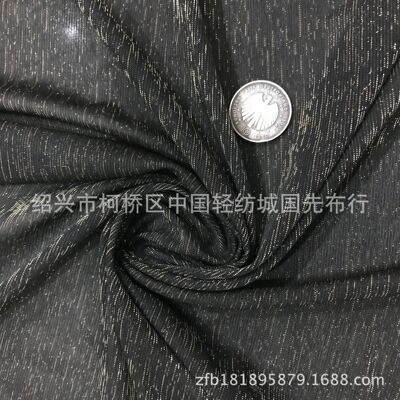 厚款蛀虫布 金银丝两面弹力布拉架弹力布 柯桥中国轻纺城厂家直销