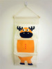 Cute cartoon waterproof hanging organiser, wall storage bag, postpartum bandage, cotton and linen