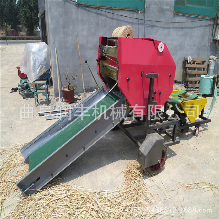 杂草打捆包膜机 拉伸膜青贮打捆包膜机 土豆秧打捆包膜机