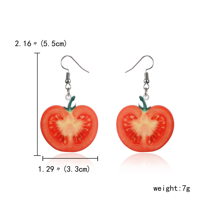 1 Pair Fashion Fruit Arylic Women's Drop Earrings display picture 5