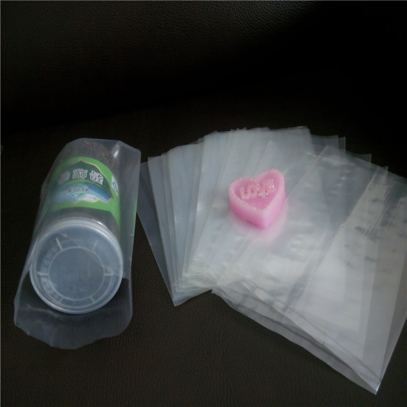 定制ldpe polybag塑料瓶薄膜袋2丝PO防尘平口袋纯料pe胶条粘贴袋