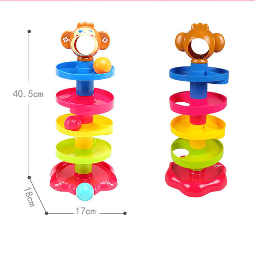 Huanger rolling ball early education hand-catch ball baby toy 0-1 year old baby toy 0-3-6-12 months