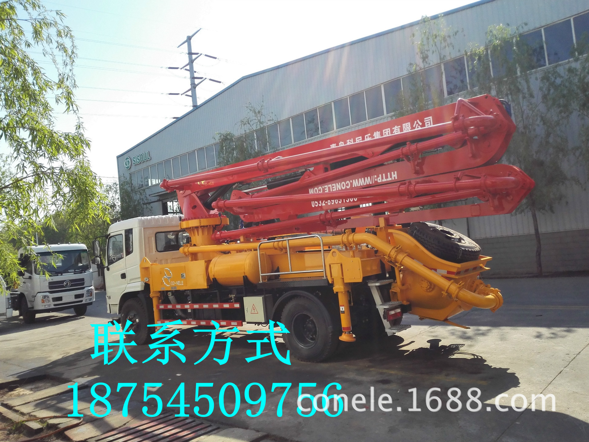 80m3产量的混凝土臂架泵车机 21米混凝土臂架泵车 21米混凝土天泵