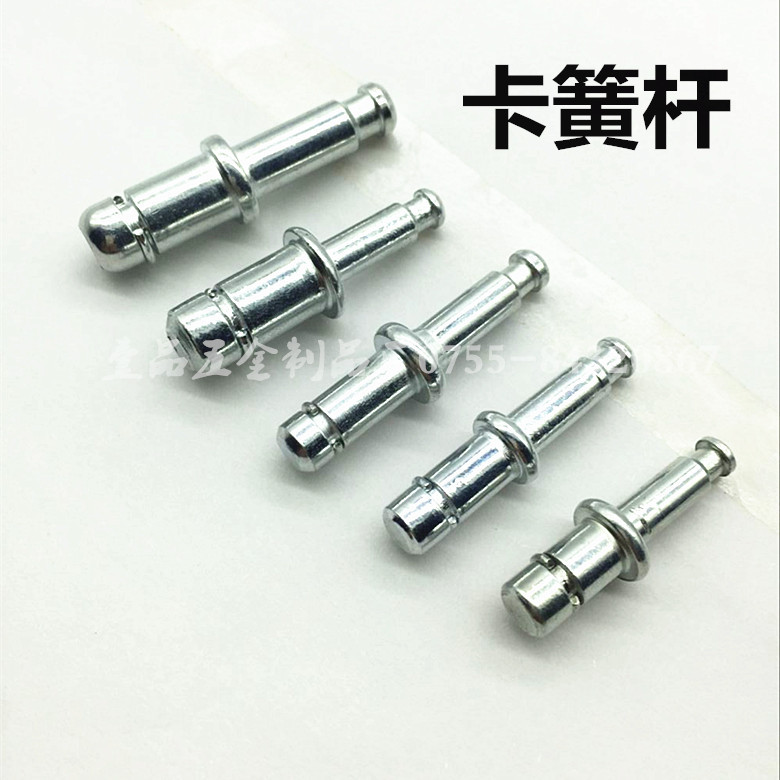 脚轮螺丝卡簧杆