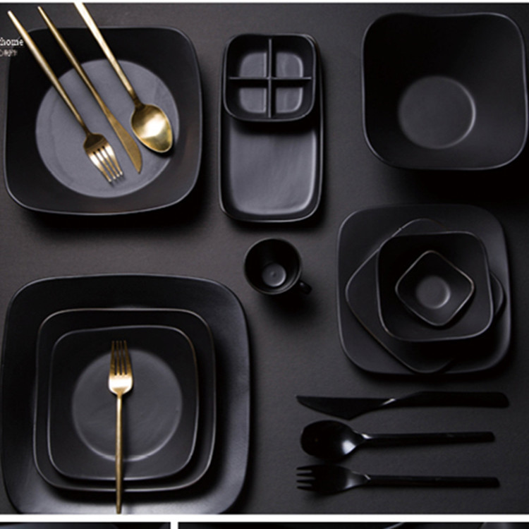 In stock Hotel European-style creative special-shaped ceramic bowl rice bowl salad bowl dish Western plate flat plate tray In stock Hotel European-style creative special-shaped ceramic bowl rice bowl salad bowl dish Western plate flat plate tray