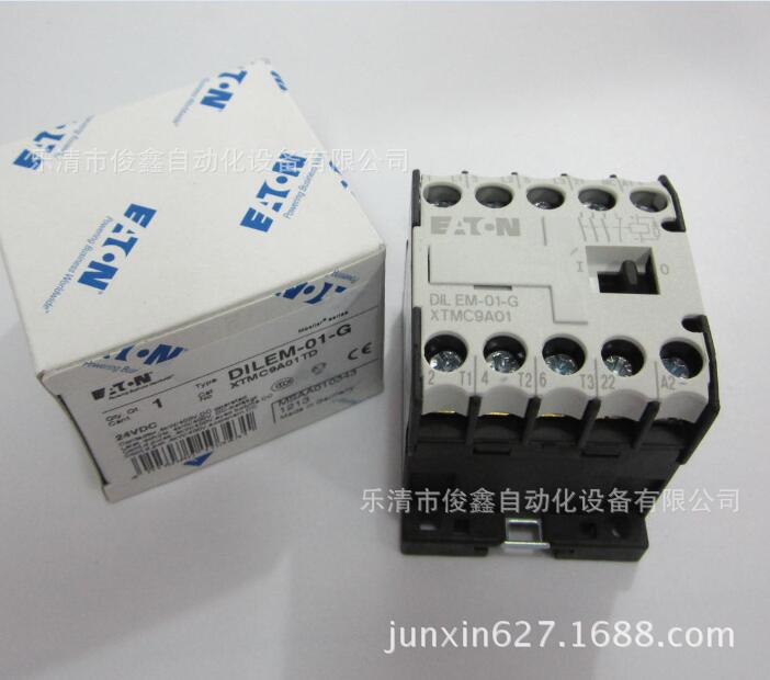原装EATON伊顿直流接触器DILEM12-01-G 24VDC