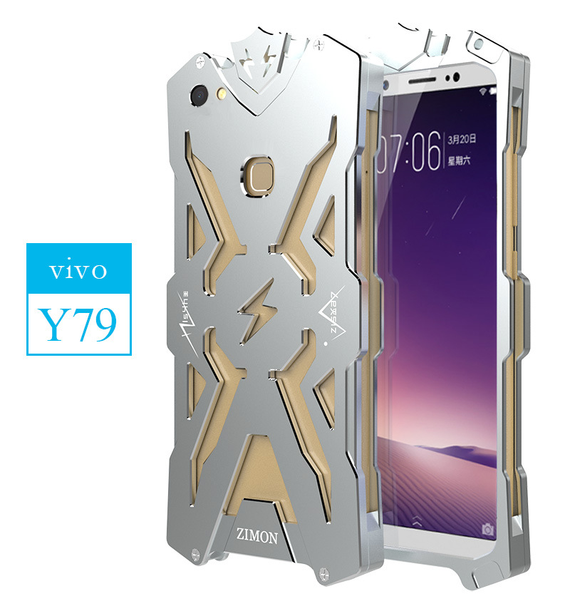 SIMON THOR Aviation Aluminum Alloy Shockproof Armor Metal Case Cover for vivo Y79