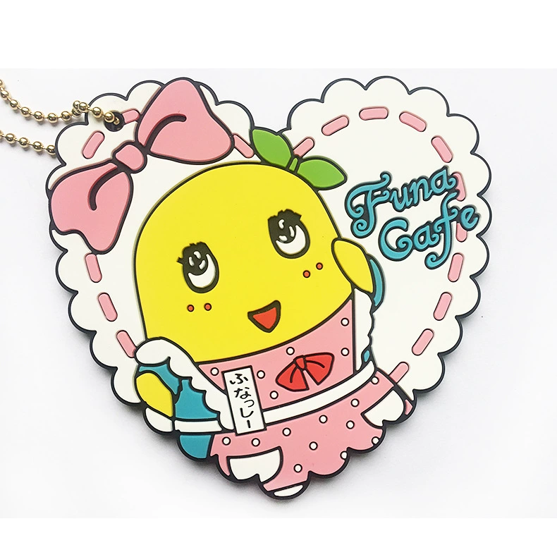 Мягкая резиновая подставка из ПВХ под заказ Японский мультфильм каботажное судно креативная эпоксидная подставка под заказ