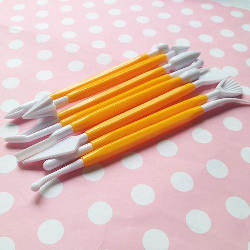 Fondant Tool Set 8 Pieces - Fondant Carving Knife/Shaping Knife, Clay Tool Flower Carving, Carving Set Modeling Stick