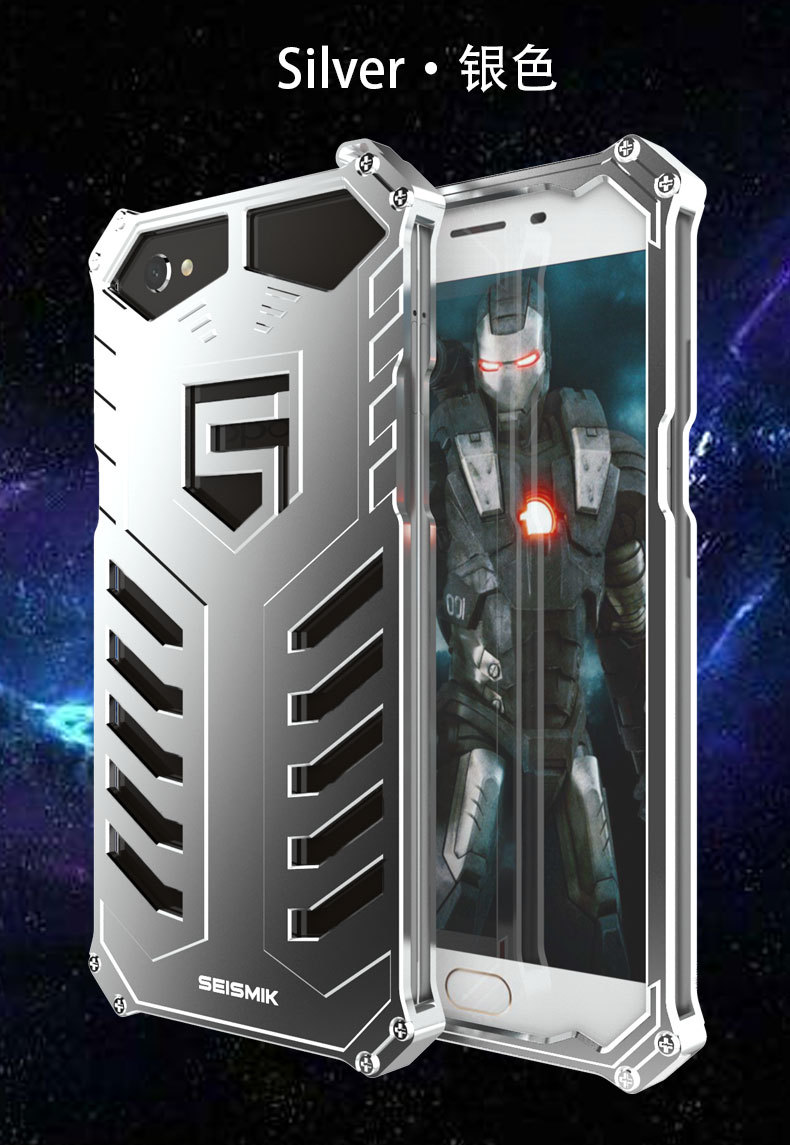 SEISMIK S-ONE Armor Man Shockproof Aluminum Shell Metal Case Cover for OPPO R9s / OPPO R9s Plus / OPPO F3 Plus