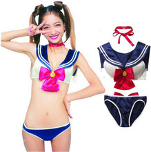 8128# 日本動漫服裝 Cosplay美少女戰士性感比基尼套裝