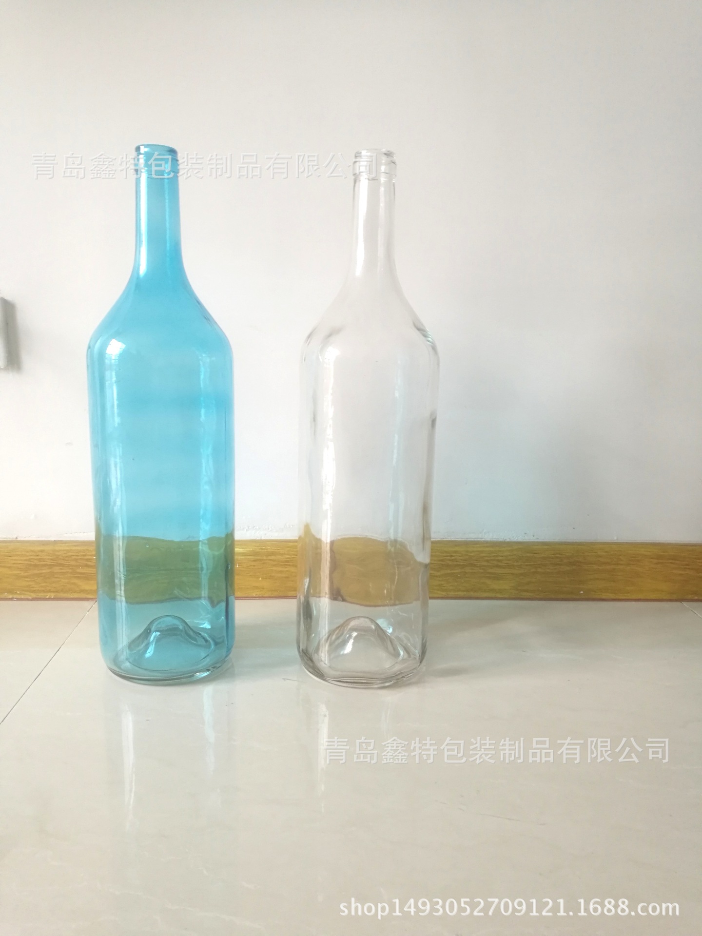 工厂直销 5.4L 玻璃瓶 彩色 啤酒瓶 大容量玻璃瓶 酒瓶 工艺品瓶