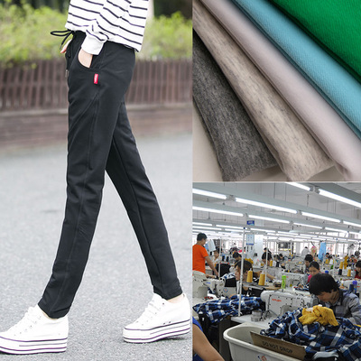 淘工厂-帝马森针织女装欧美休闲裤梭织女装 来图来样贴牌加工定制|ru