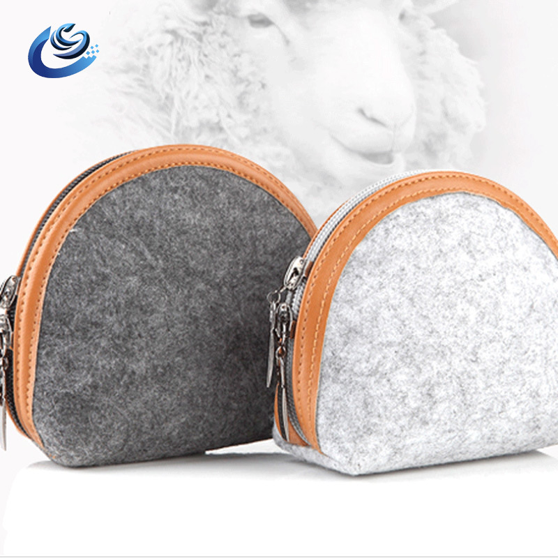 批发 毛毡包 卡通小包 macbook电源包 移动电源便携包零钱包