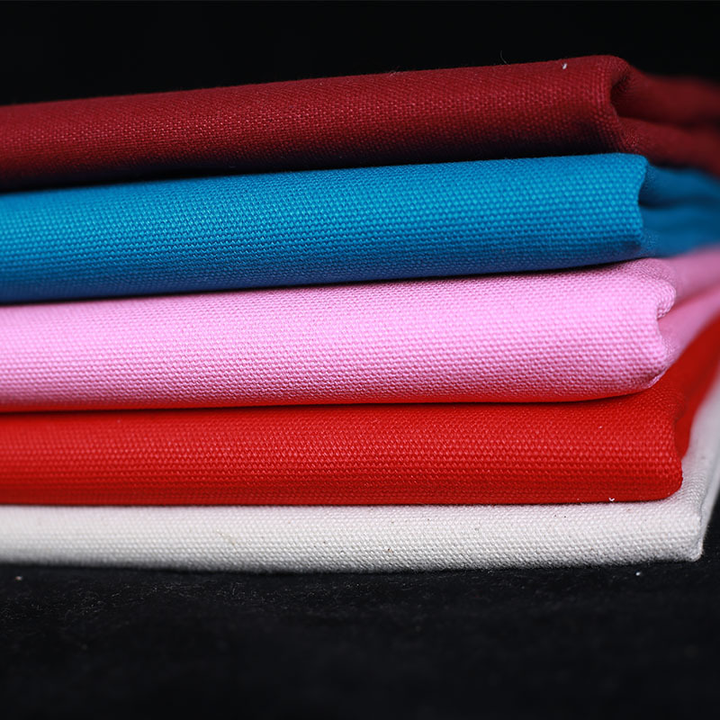 致远纺织厂家织造优质厚重帆布  染色漂白上浆上蜡优质箱包帆布