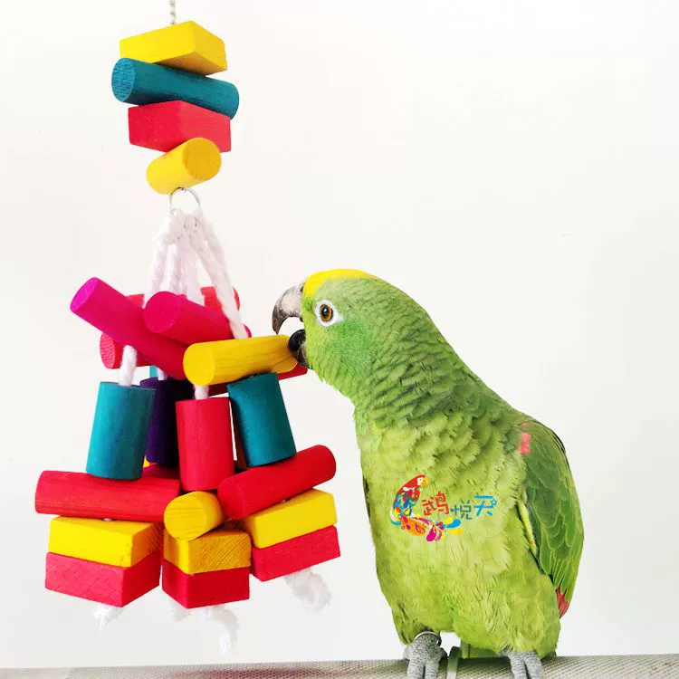 Хаятт Средний Большой Попугай Гнавинг Игрушка Натуральное Дерево Игрушка Зола Машина Подсолнух Амазонка Эклектичная
