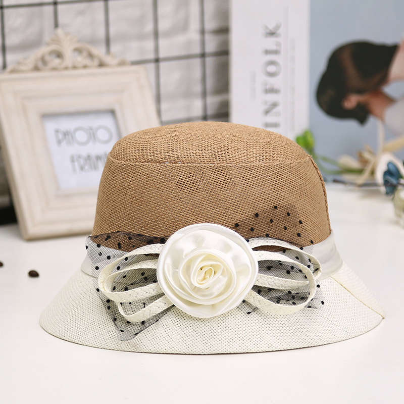 Sombrero de viaje de verano de las mujeres sombrero fresco sombrero de sol al aire libre sombrero de paja del todo fósforo Amazon Venta caliente entrega de una sola pieza
