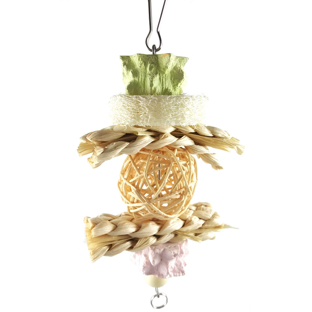 Малый и средний размер попугай грызть игрушка птица игрушка попугай коренной камень оптом