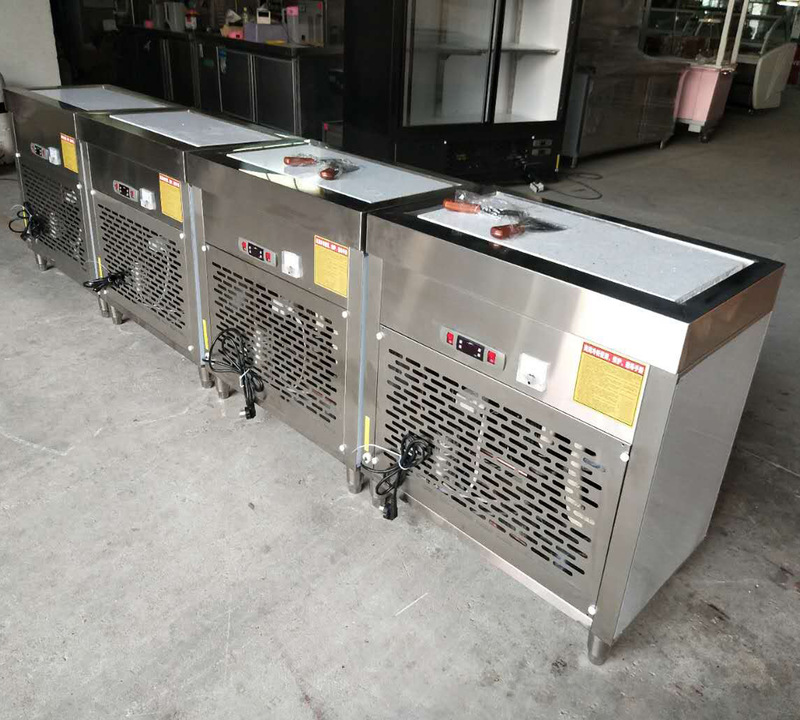 Bingyou Brand Factory Supply Marble Fried Yogurt/fried Ice Cream/roll Ice Machine