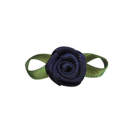 Yao Ming decoración de flores DIY hecho a mano 2 puntos Rosa ropa interior Decoración Accesorios hechos a mano cinta pequeña flor arco