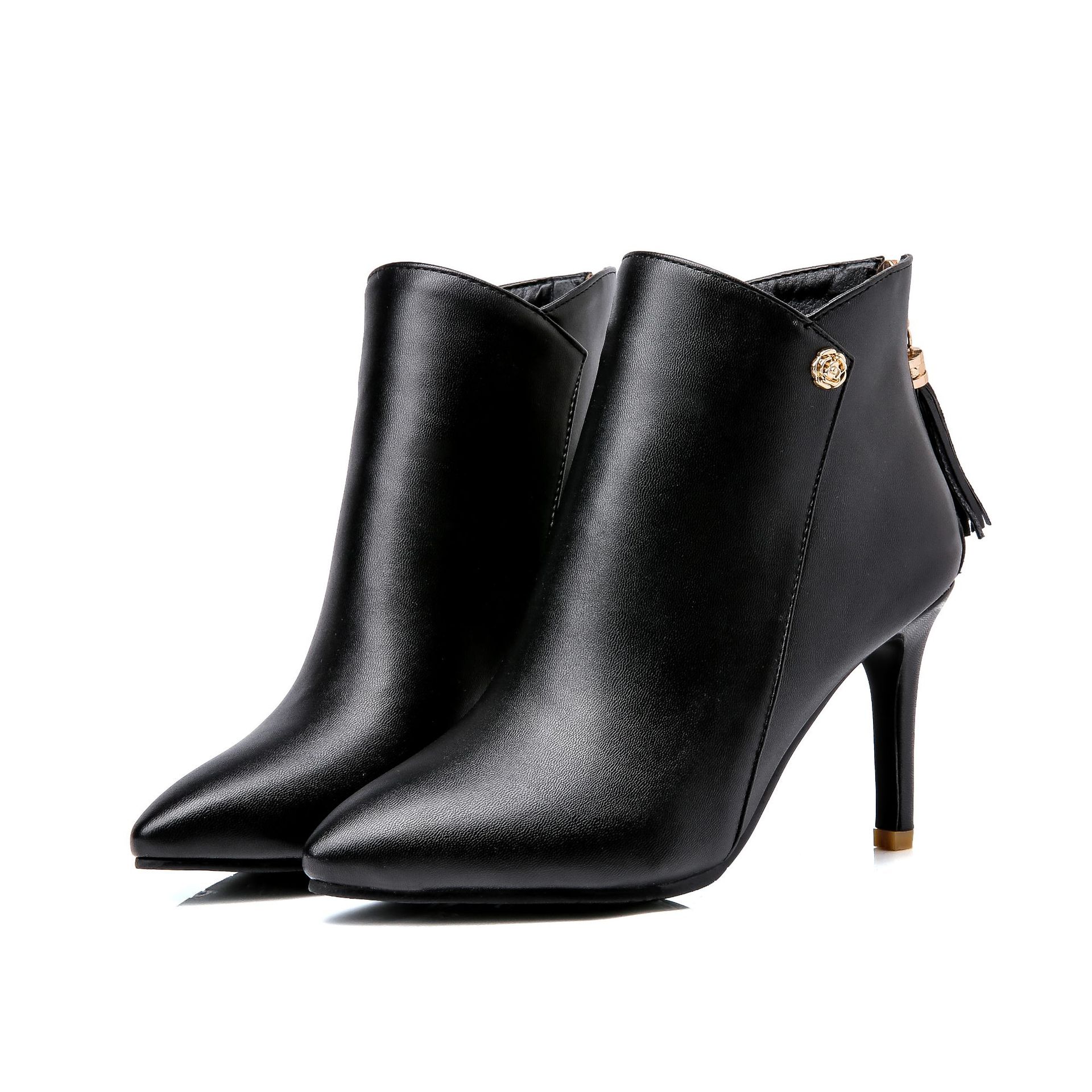 Bottes femme en PU artificiel - Ref 3355502 Image 5