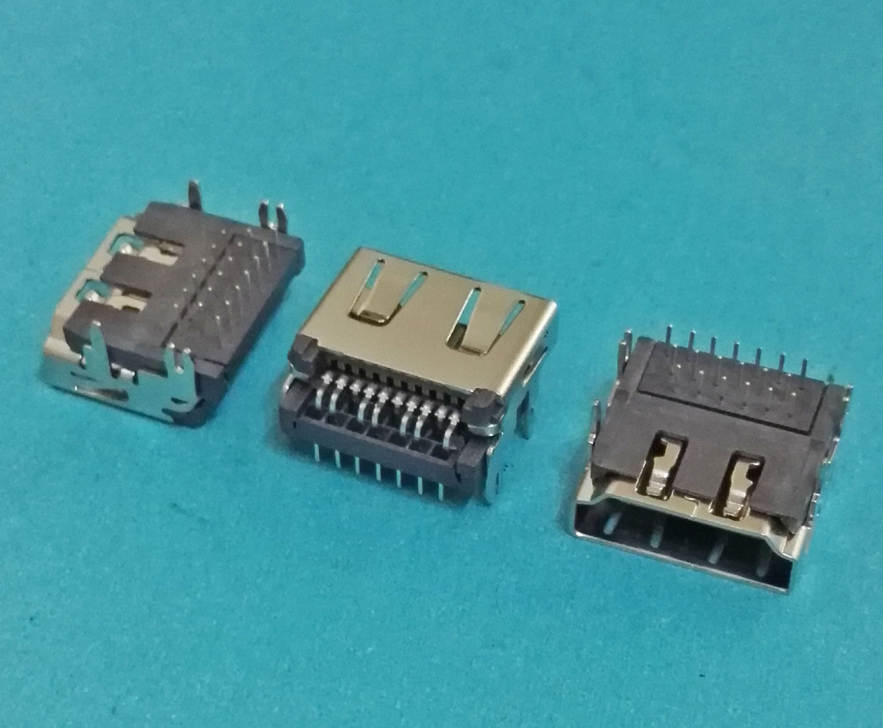 供应HDMI A母三排90DIP 4脚DIP HDMI母座 三排插-阿里巴巴