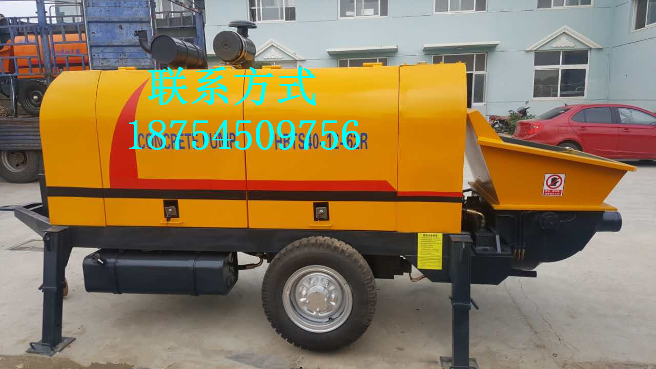 厂家直供40地泵 40柴油输送地泵 40拖泵地泵 高压混凝土输送地泵