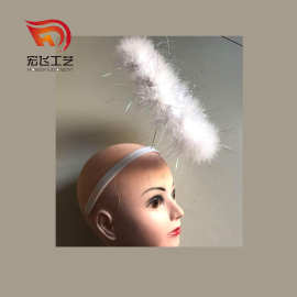 厂家直销；羽毛天使头环，羽毛天使头箍饰品