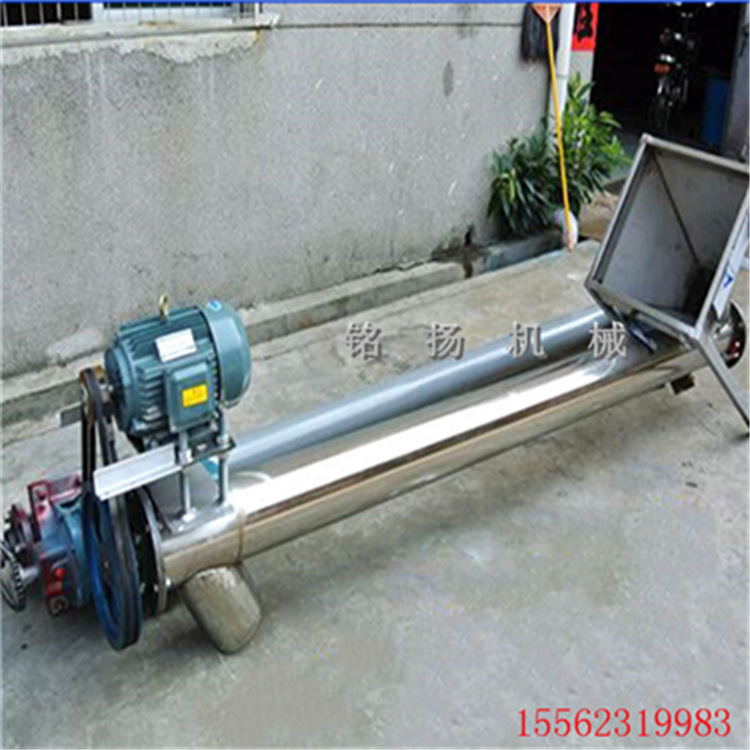 粉剂颗粒筒式提升机 双螺旋加料机 开放式螺旋提升机 质量可靠