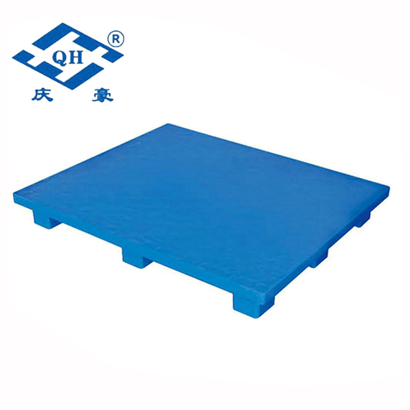 热销推荐防滑塑料托盘QH-1210A3平板九脚方形车间塑料托盘栈板