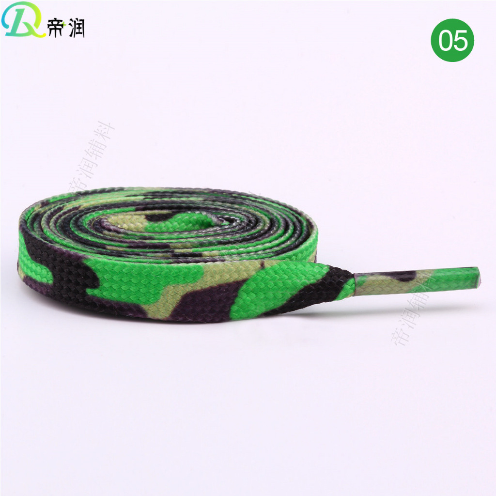 新款扁平七彩鞋带 织带轮滑鞋渐变彩蓝色印花休闲运动溜冰鞋鞋带-阿里巴巴