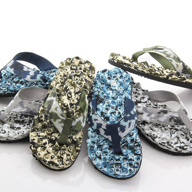 2019 new couple flip-flops camouflage sl...