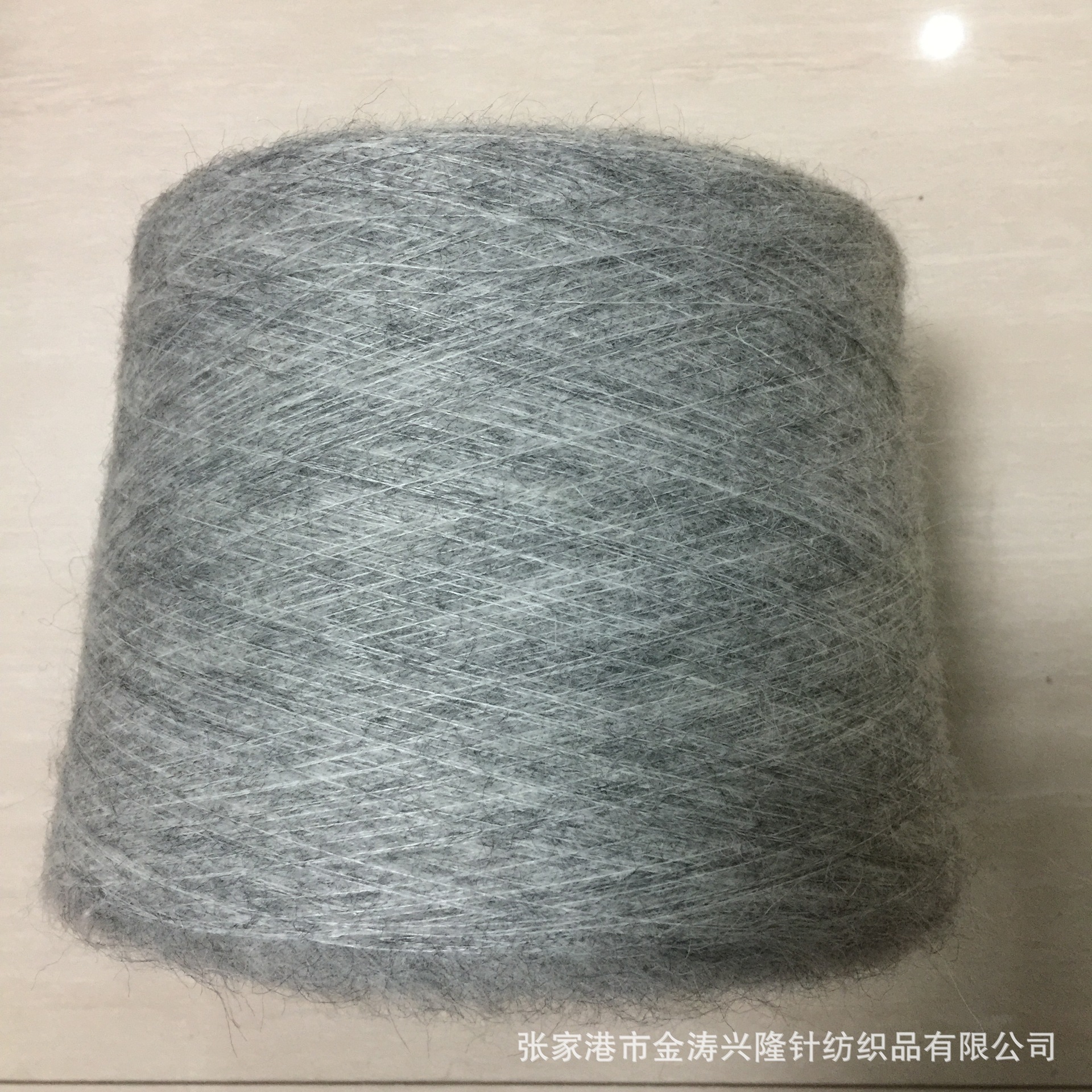 11支弹力拉毛纱 针织毛衣混纺纱线 花式拉毛纱