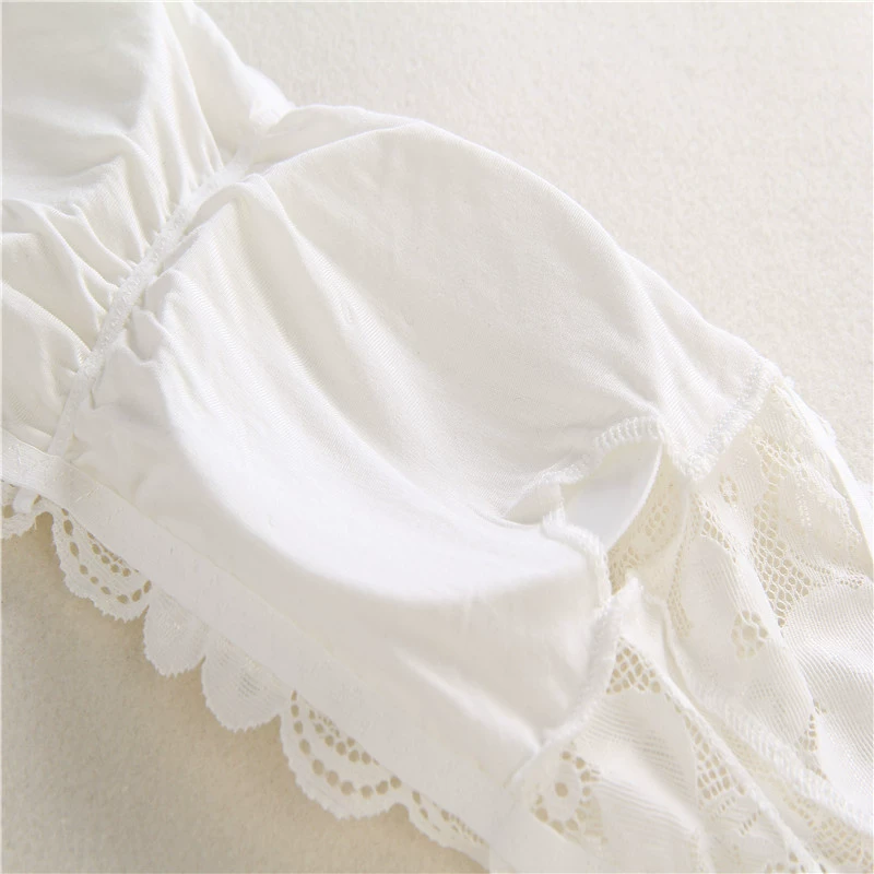 Summer short universal protective underware for elementary school students, non-slip lace straps, beautiful back