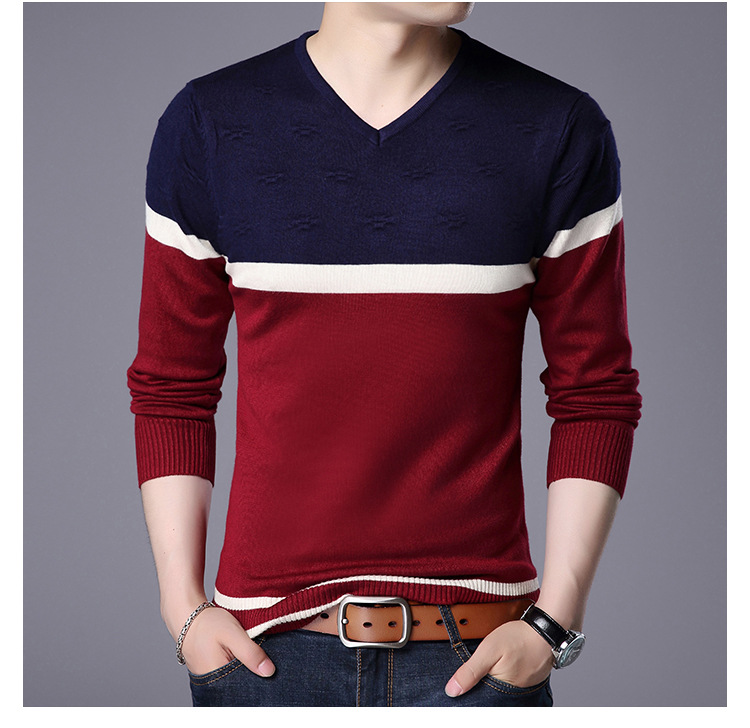 Pull homme BODUN BAOLONG en Coton mercerisé - Ref 3417743 Image 12