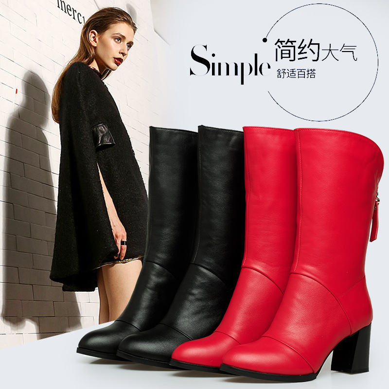 Bottes femme en En cuir - Ref 3355234 Image 10