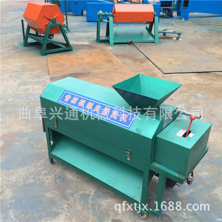 潍坊全自动青核桃脱皮清洗机 新鲜核桃剥壳机 厂家批发价格优惠