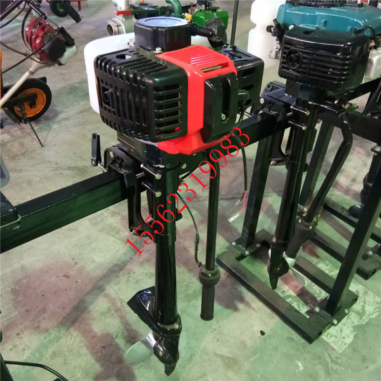 风冷发动机船用推进器 汽油马达舷外机 船尾发动机图片