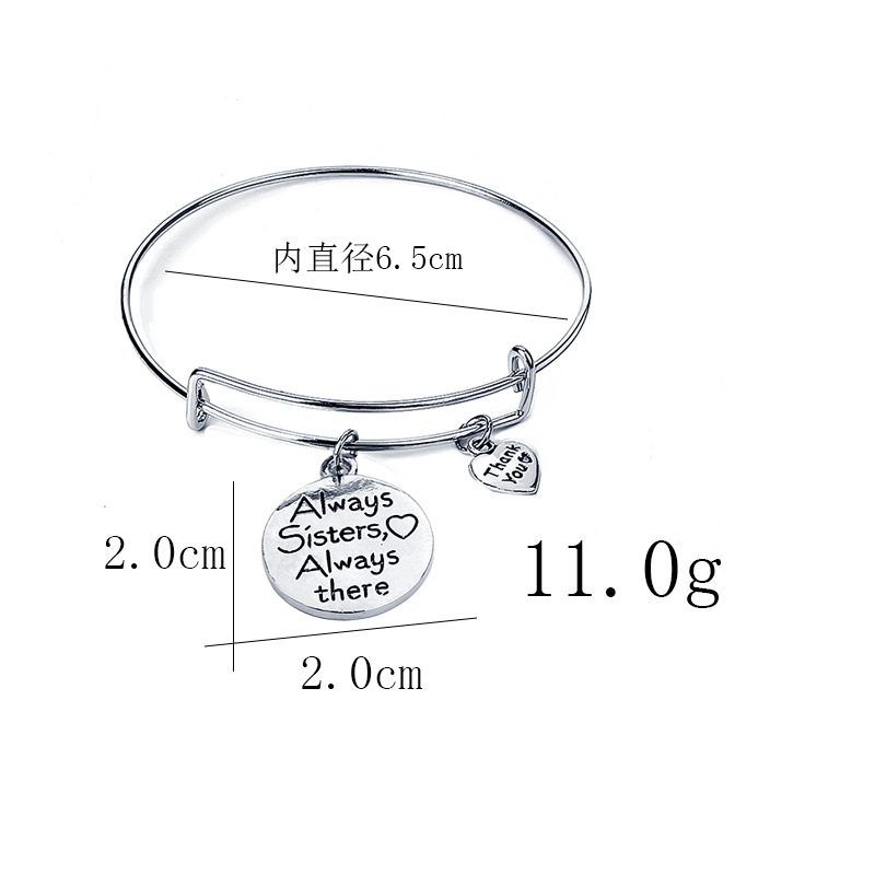 new fashion style bracelet sisters forever nihaojewerly wholesale